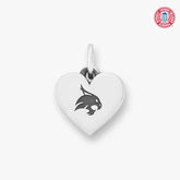 Texas State University Bobcats Small Heart Charm