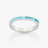 Enamel Mosaic Stacker Ring