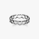 Tiny Hearts Ring