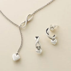 Delicate Infinite Love Hoops