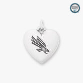 University of North Texas Classic Heart Charm
