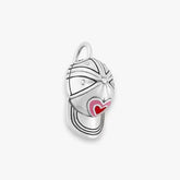 Enamel Heart Ball Cap Charm