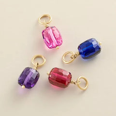 Faceted Gemstone Bead Pendant
