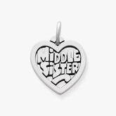 Middle Sister Heart Charm