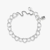 Connected Hearts Charm Bracelet