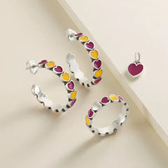 Enamel Arizona State University Connected Hearts Ring