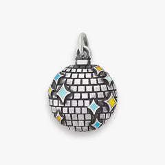Enamel Disco Ball Charm