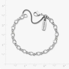 Medium Twist Charm Bracelet