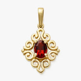 Spanish Lace Birthstone Pendant