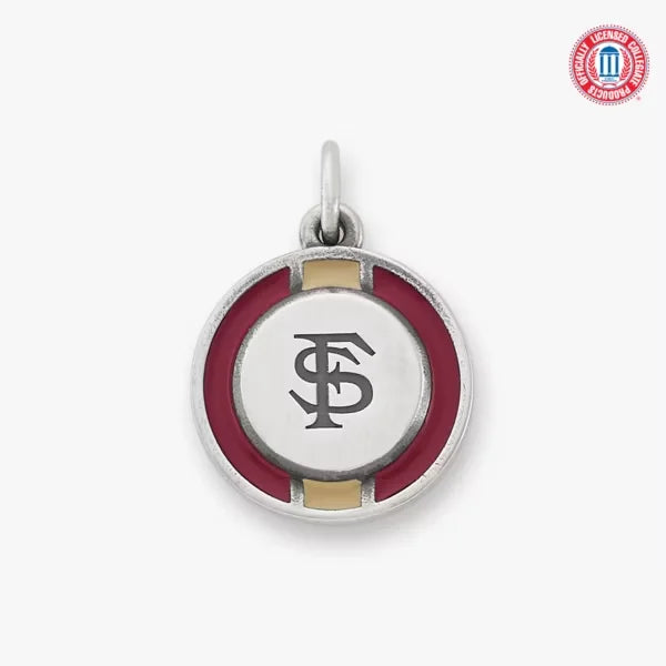 Enamel Florida State University School Spirit Charm