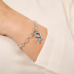 Enamel Floral Crown Charm