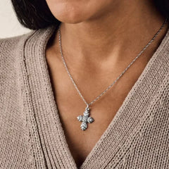 Spring Cross Charm