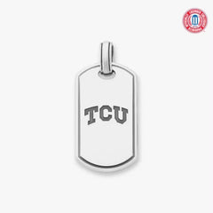 Texas Christian University Classic Tag Pendant