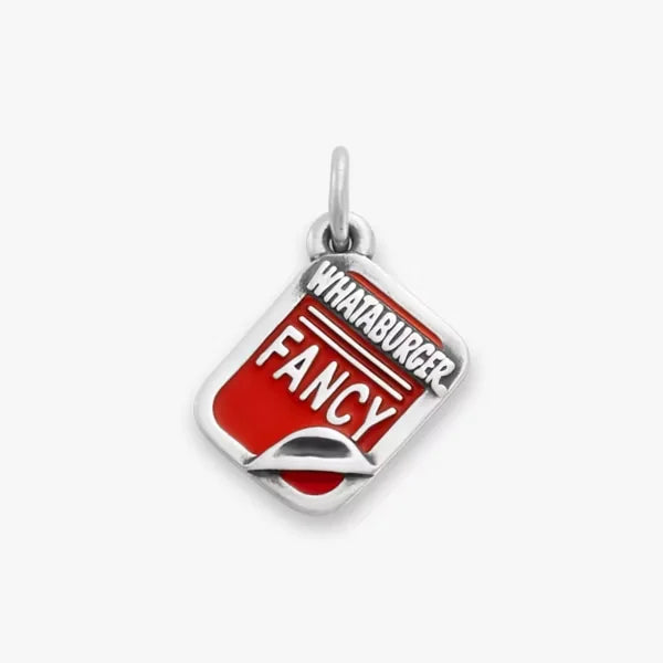Enamel Whataburger Fancy Ketchup Charm