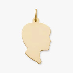 Boy Silhouette Charm