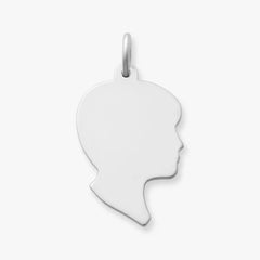 Boy Silhouette Charm