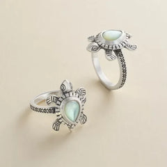 Turtle Gemstone Ring