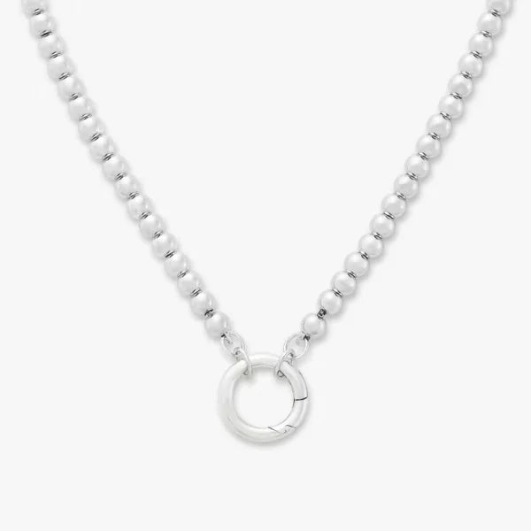 Beaded Chain Changeable Charm Necklace