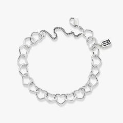 Connected Hearts Charm Bracelet