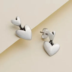 Dancing Hearts Drop Earrings