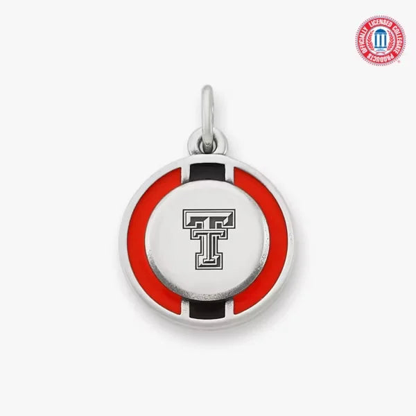 Enamel Texas Tech University School Spirit Charm