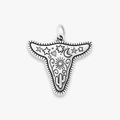 Western Sky Steer Charm