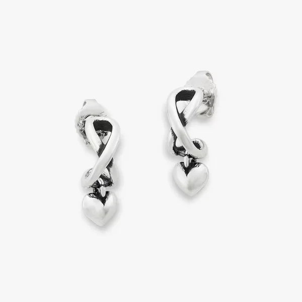Delicate Infinite Love Hoops