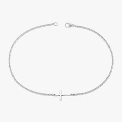 Horizon Cross Anklet