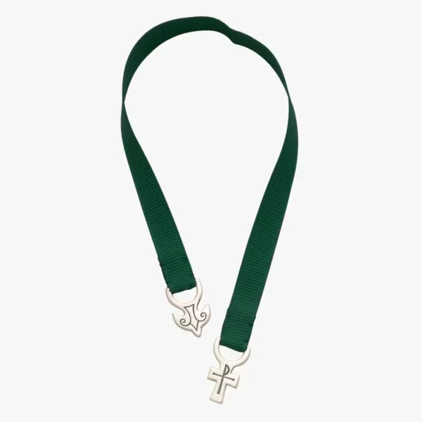 Dove and Cross Ribbon Bookmark
