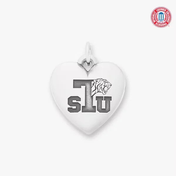 Texas Southern University Classic Heart Charm