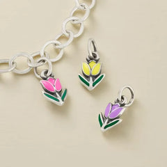 Enamel Mini Tulip Charm