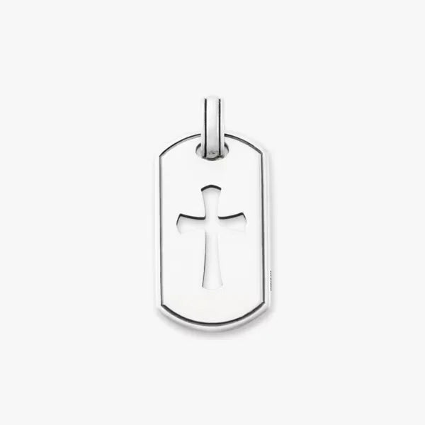 Classic Tag Cross Pendant