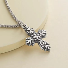 Spring Cross Charm
