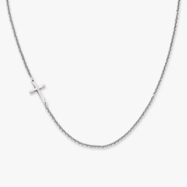 Horizon Cross Necklace