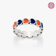 Enamel University of Florida Connected Hearts Ring