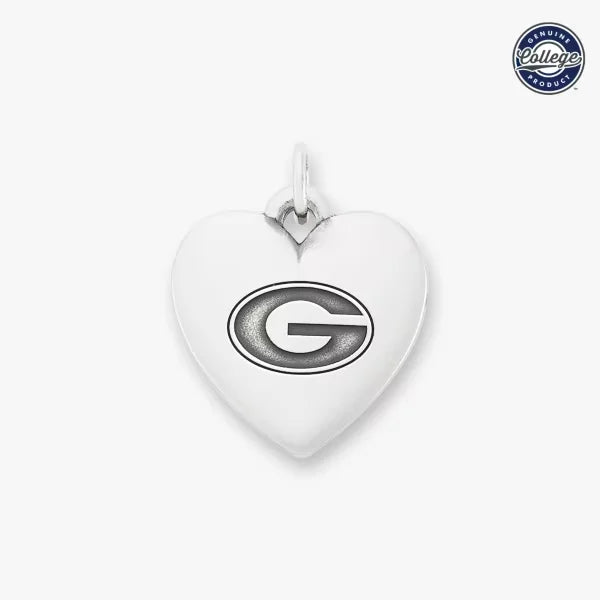 University of Georgia Classic Heart Charm
