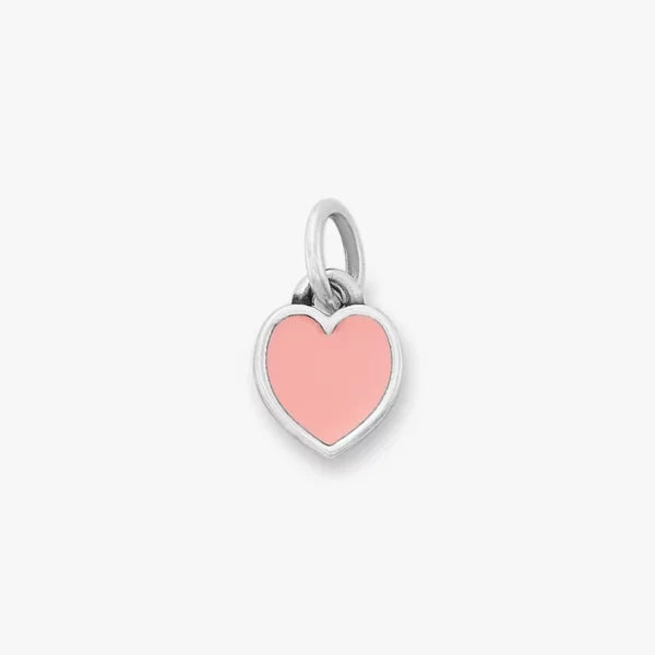 Enamel Connected Hearts Charm