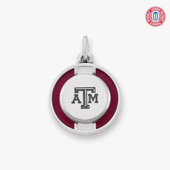 Enamel Texas A&M University School Spirit Charm