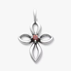 Avery Remembrance Birthstone Cross Pendant