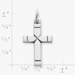 Small Plain Latin Cross Charm