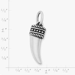 Beaded Horn Pendant