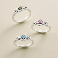 Flowers in Bloom Gemstone Ring