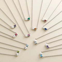 Wrapped Up in Love Birthstone Necklace