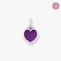 Enamel Louisiana State University Connected Hearts Charm
