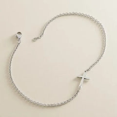 Horizon Cross Anklet