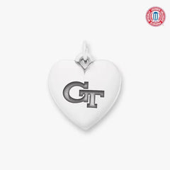 Georgia Tech Classic Heart Charm