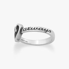 Forever and Always Heart Ring