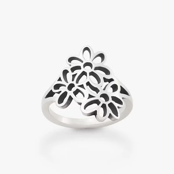 Open Floral Ring