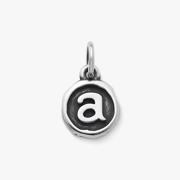 Vintage Type Initial Charm