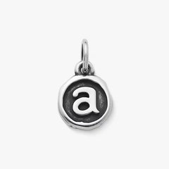 Vintage Type Initial Charm